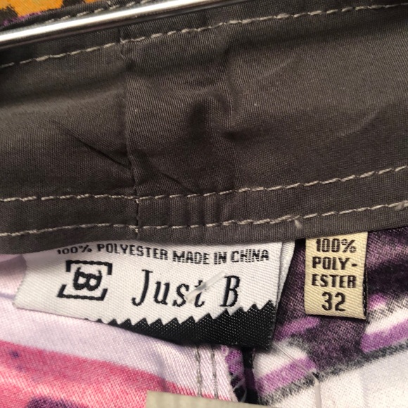 NWT JUST B Board Shorts (M-90) - Picture 7 of 8